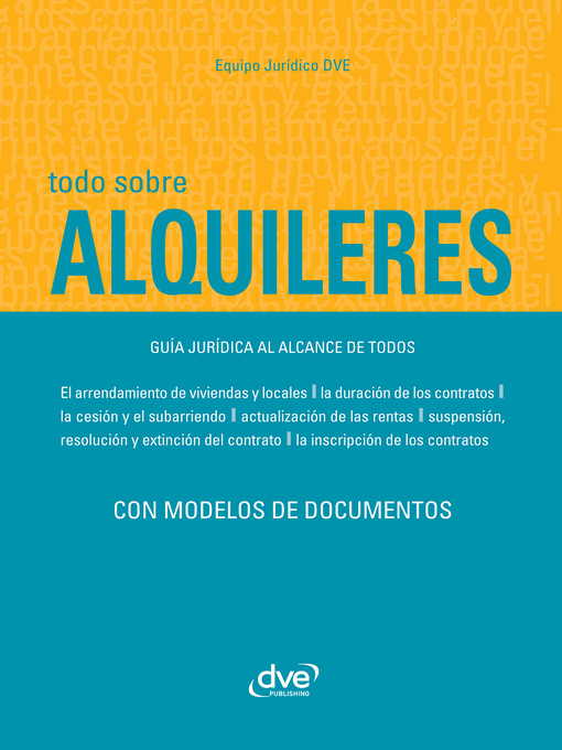 Title details for Todo sobre alquileres. Guía jurídica al alcance de todos by Varios Autores - Available